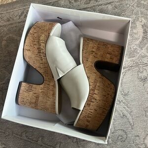 Gently used platform heels